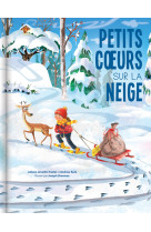 Petits coeurs sur la neige