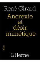 Anorexie et desir mimetique