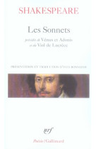 Les sonnets/venus et adonis/viol de lucrece