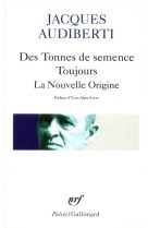 Des tonnes de semence - toujours - la nouvelle origine