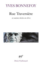 Rue traversiere et autres recits en reve