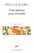 Cent phrases pour eventails