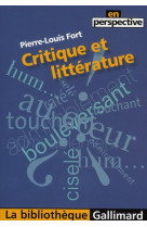 Critique et litterature