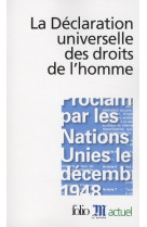 La declaration universelle des droits de l'homme