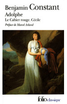 Adolphe / le cahier rouge / cecile