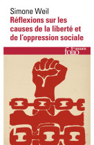 Reflexions sur les causes de la liberte et de l'oppression sociale