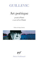 Art poetique/paroi/le chant