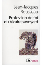 Profession de foi du vicaire savoyard