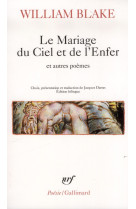 Le mariage du ciel et de l'enfer et autres poemes