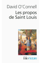 Les propos de saint louis