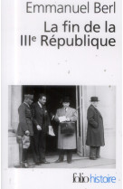 La fin de la iii republique