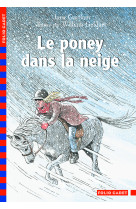 Le poney dans la neige