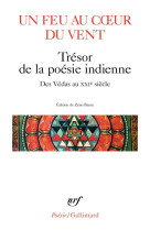 Un feu au coeur du vent - tresor de la poesie indienne, des vedas au xxi siecle