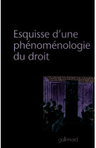 Esquisse d'une phenomenologie du droit(expo se provisoire)