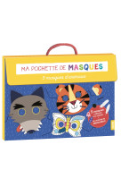 Ma pochette d'artiste - ma pochette de masques - 5 masques d'animaux