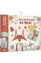 Ma pochette d'artiste - mes décoration de noël - en paper art