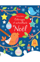 Noël - coloriages et autocollants