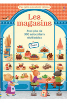 Les magasins - mes petits autocollants usborne