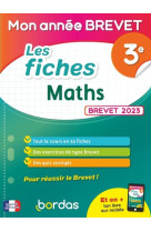 Mon année brevet les fiches maths 3e