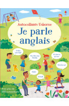 Je parle anglais - premiers autocollants