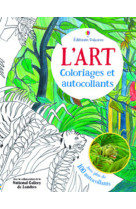 L'art - coloriages et autocollants