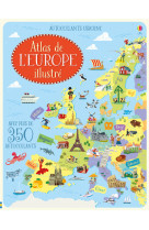 Atlas de l'europe illustré - autocollants usborne