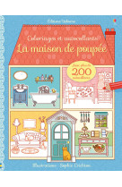 La maison de poupee - coloriages et autocollants