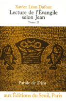 Lecture de l'evangile selon jean