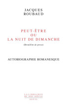 Peut-etre ou la nuit de dimanche - (brouillon de prose)