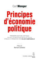 Principes d'economie politique - premiere edition critique incluant les annotations inedites de l'au