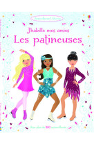 J'habille mes amies - les patineuses - autocollants usborne