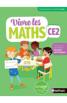 Vivre les maths : ce2  -  fiches dyscool (edition 2020)