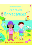 Je m'habille en vacances - autocollants usborne