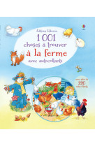 1001 choses a trouver a la ferme - autocollants usborne