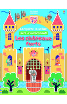 Les chateaux forts - complete la scene - livre d'autocollants