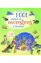 1 001 choses de monstres a trouver - avec autocollants