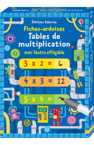 Fiches jeux : fiches-ardoises  -  tables de multiplication