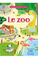 Le zoo - mes petits autocollants usborne - des 3 ans