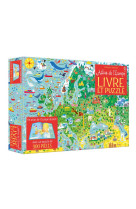 Livre et puzzle : atlas de l'europe