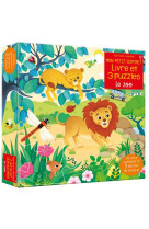 Le zoo : livre et 3 puzzles