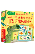 Les dinosaures - mon coffret livre et jeux