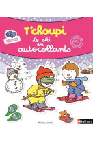 Autocollants : t'choupi : le ski