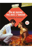 Bibliolycee - on ne badine pas avec l'amour, alfred de musset - bac 2025 - parcours : les jeux du co