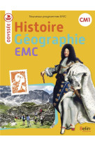 Odyssee : histoire geographie emc  -  cm1  -  manuel (edition 2024)