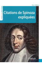 Citations de spinoza expliquées