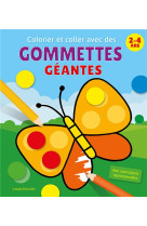 Colorier et coller avec des gommettes geantes (2-4 ans)