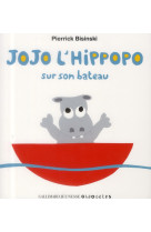 Jojo l'hippopo sur son bateau