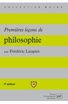 Premieres lecons de philosophie