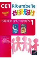 Ribambelle ce1 serie rouge ed. 2016 - cahier d'activites 1 + livret d'entrainement 1