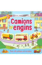 Camions et engins  ( avec aimants)